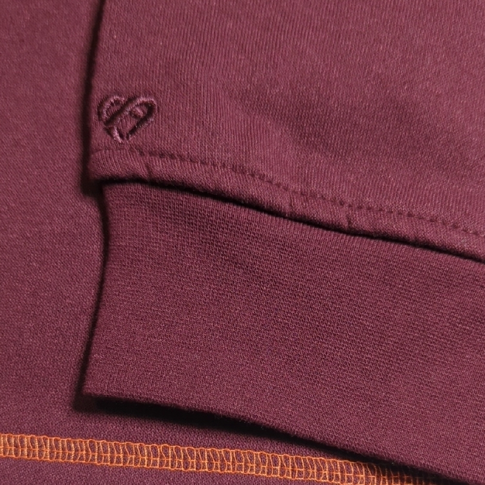 Colosseum Maroon and Orange Virginia Tech Sweatshirt - Picture 2 of 9